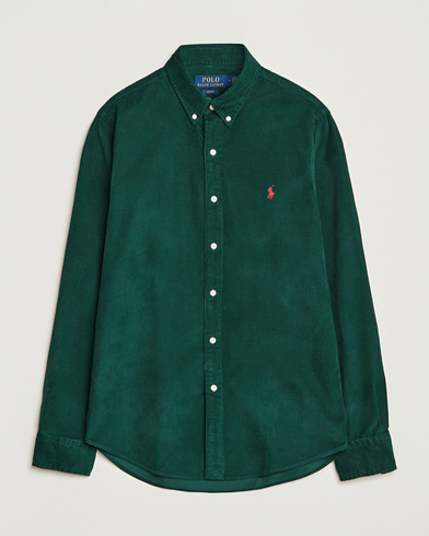 Herren |  | Polo Ralph Lauren | Slim Fit Corduroy Shirt Hunt Club Green