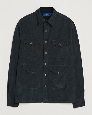 Herren | Hemdjacke | Polo Ralph Lauren | Corduroy Pocket Overshirt Black