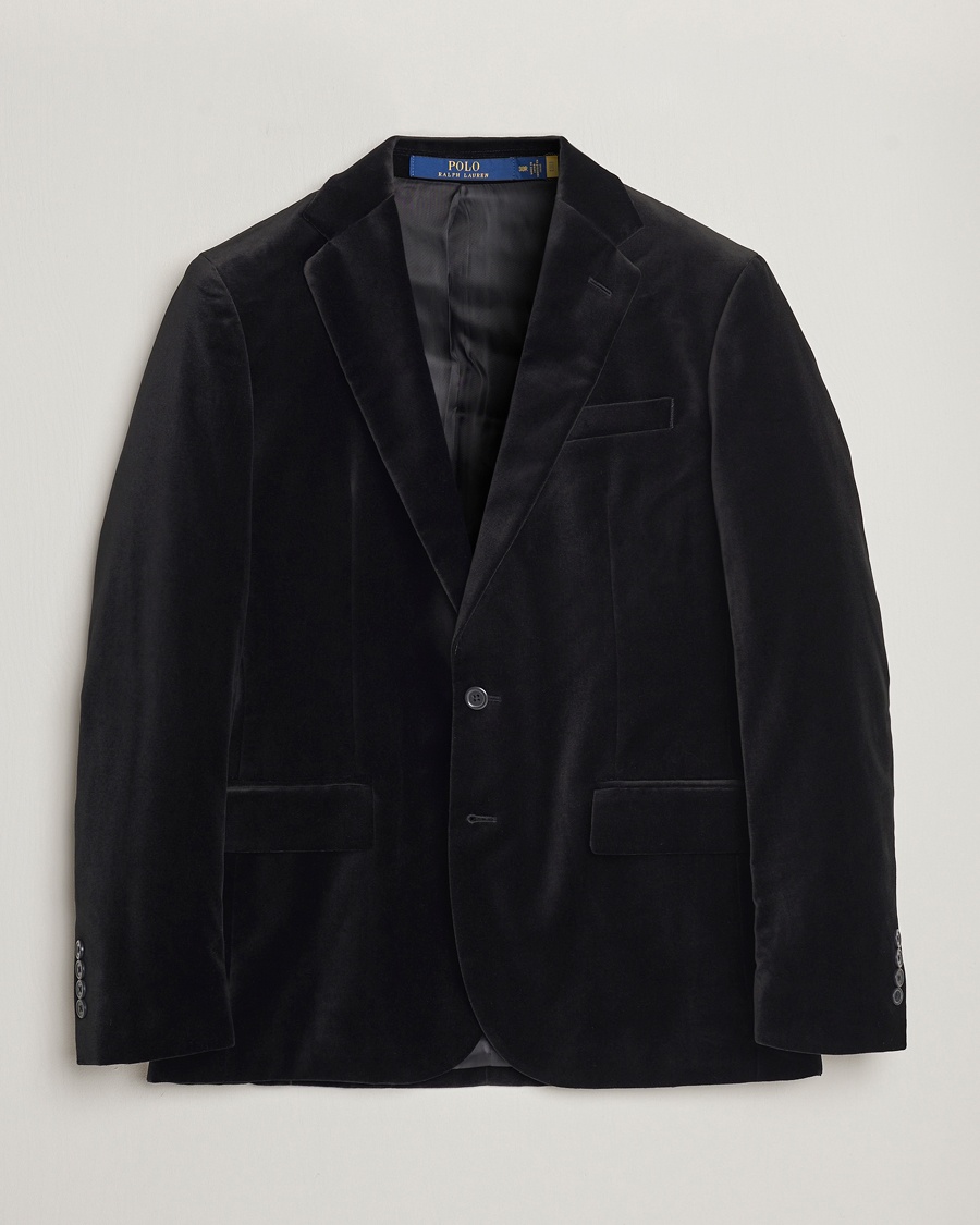 Polo Ralph Lauren Velvet Sportcoat Black - Schwarz - Smoking-Sakko - Grösse: UK38 - EU48