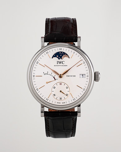 Herren | Pre-Owned & Vintage Watches | IWC Pre-Owned | Portofino Moon Phase IW516401 Steel White