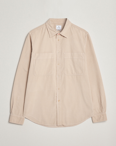 Herren | PS Paul Smith | PS Paul Smith | Cotton Pocket Casual Shirt Beige