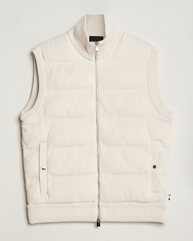Herren |  | BOSS BLACK | Mandolino Corduroy Vest Open White