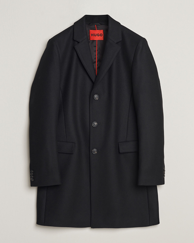 Herren |  | HUGO | Migor Wool Coat Black