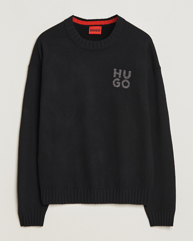Herren | Pullover | HUGO | San Cassio Knitted Sweater Black