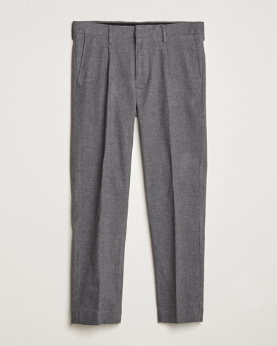 Herren |  | NN07 | Bill Pleated Structured Trousers Grey Melange