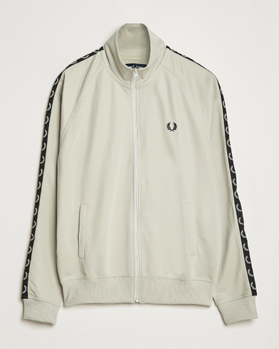 Herren |  | Fred Perry | Taped Track Jacket Light Oyster