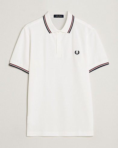 Herren |  | Fred Perry | Twin Tipped Polo Shirt Snow White