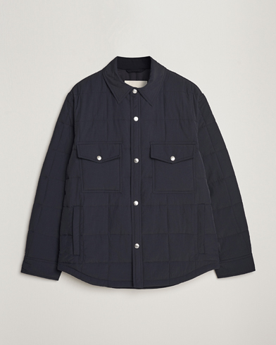 Herren | 60% sale | GANT | Quilted Shirt Jacket Black