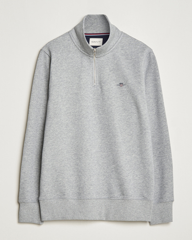 Herren |  | GANT | Original Half Zip Sweater Grey Melange