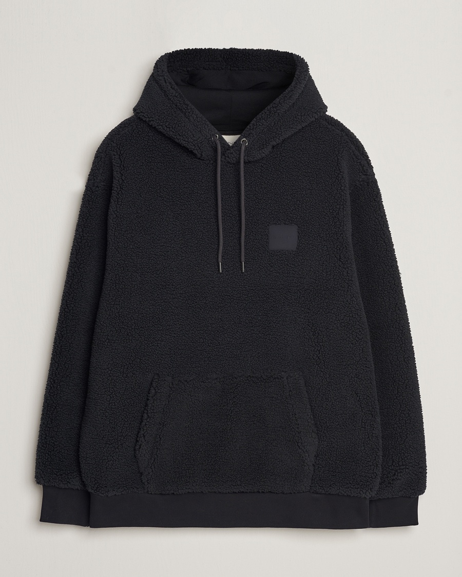 GANT Sherpa Fleece Hoodie Black - Schwarz - Fleecepullover - Grösse: M
