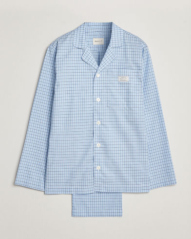 Herren |  | GANT | Checked Pyjama Set Capri Blue