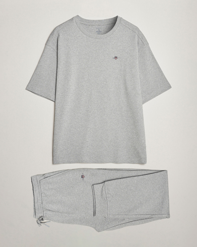 Herren |  | GANT | Premium Loungewear Set Grey Melange