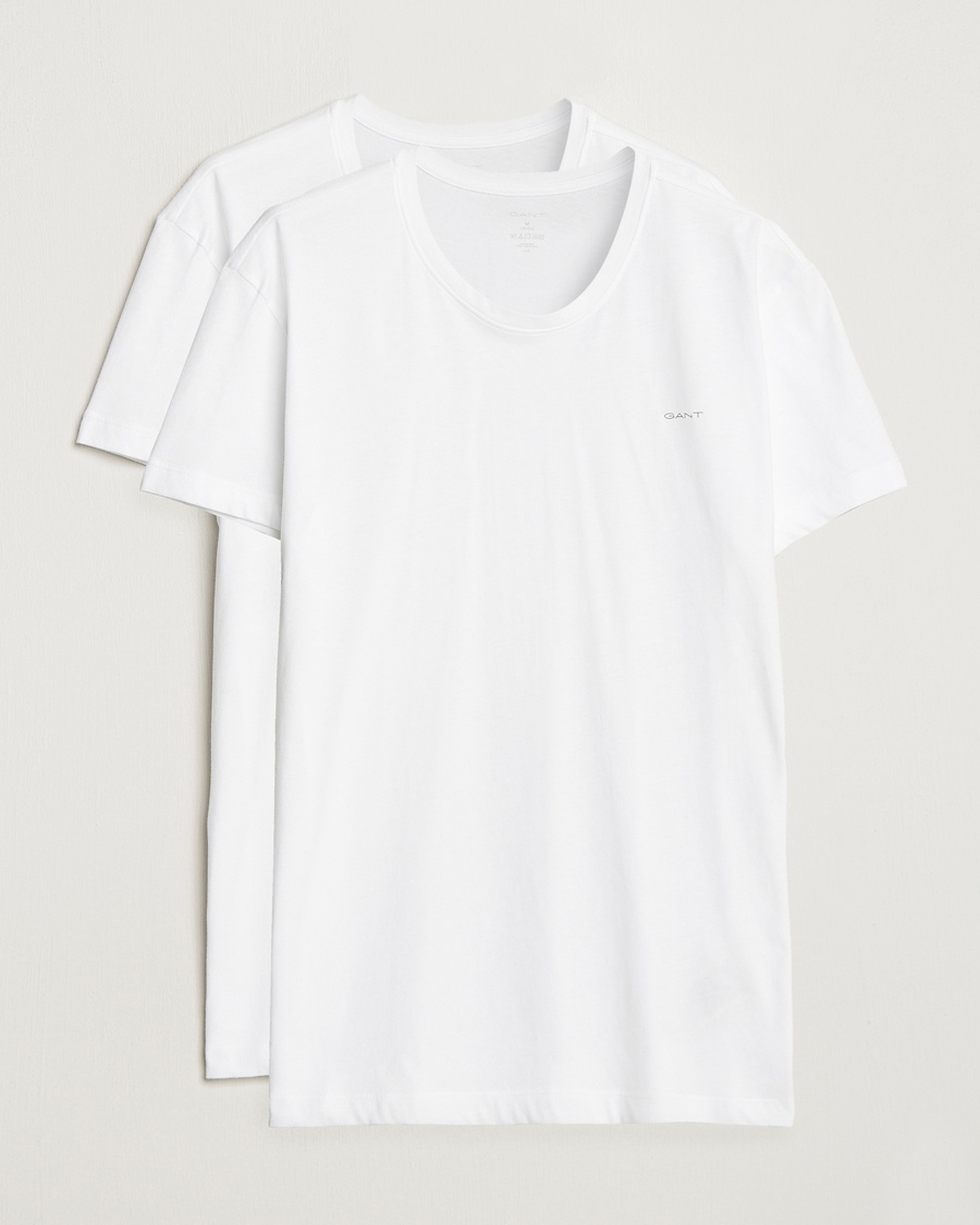 Herren | Multipack | GANT | 2-Pack Crew Neck T-Shirt White