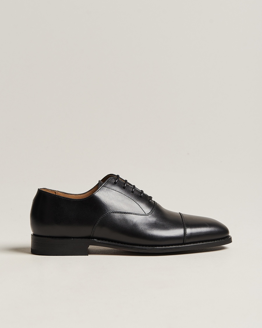 Myrqvist Äppelviken Oxford Black Calf – Schwarz