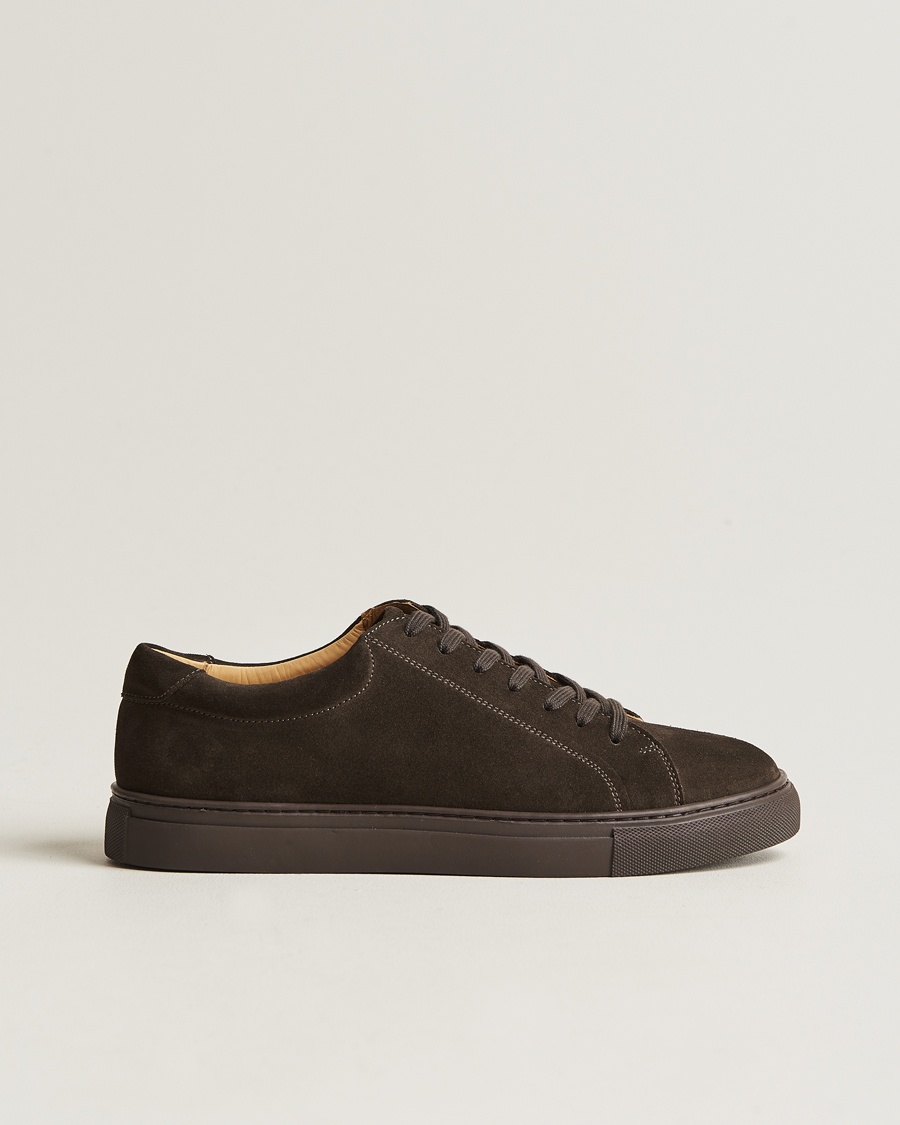 Myrqvist Oaxen Monochrome Sneaker Dark Brown Suede – Braun