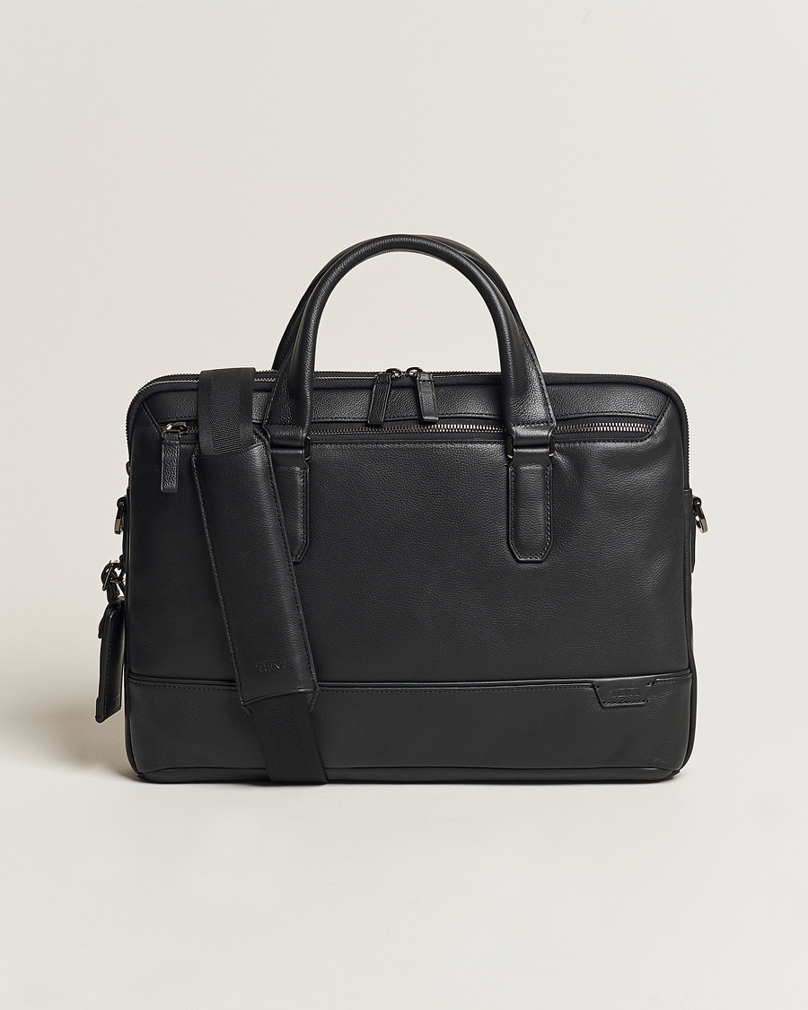 Leather slim bag shop