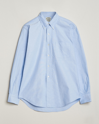 Herren |  | Kamakura Shirts | Vintage Ivy Oxford Button Down Shirt Light Blue