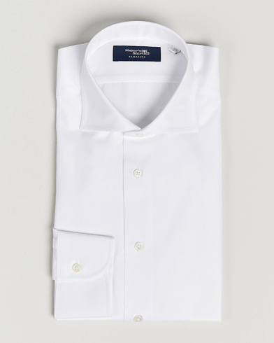Herren | Hemden | Kamakura Shirts | Slim Fit Broadcloth Shirt White