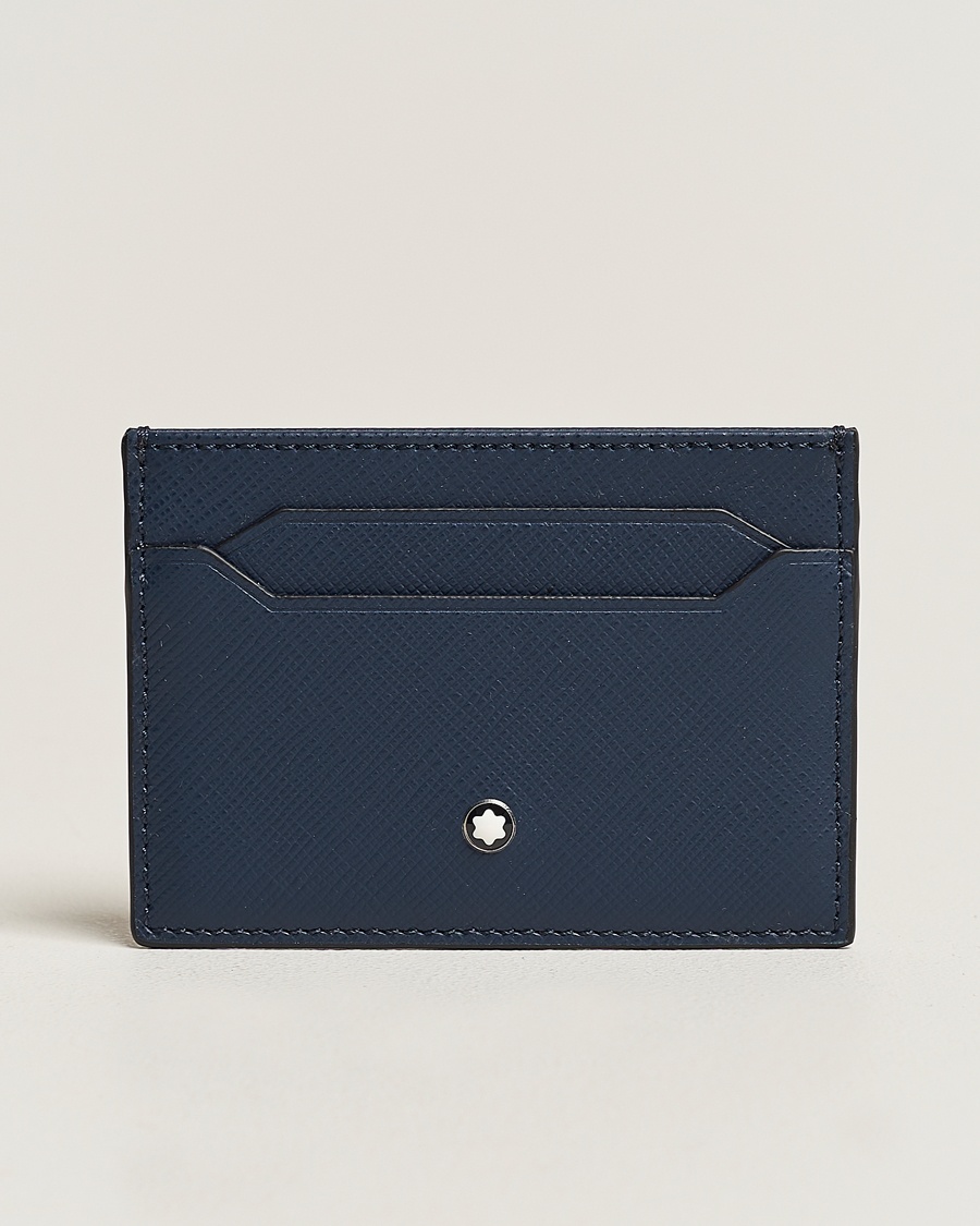 Montblanc Sartorial Card Holder 5cc Ink Blue – Blau