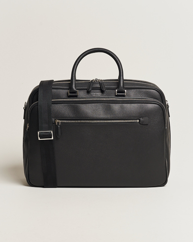 Herren | Taschen | Canali | Grain Leather Weekend Bag Black