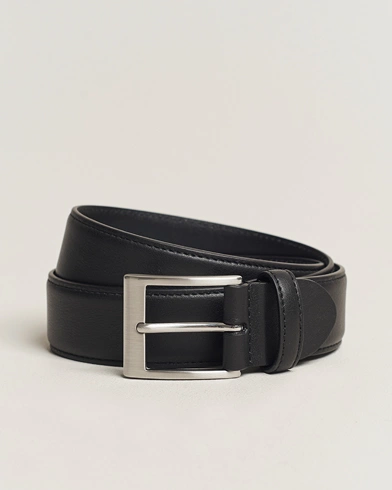 Herren | Neue Produktbilder | Canali | Leather Belt Black Calf