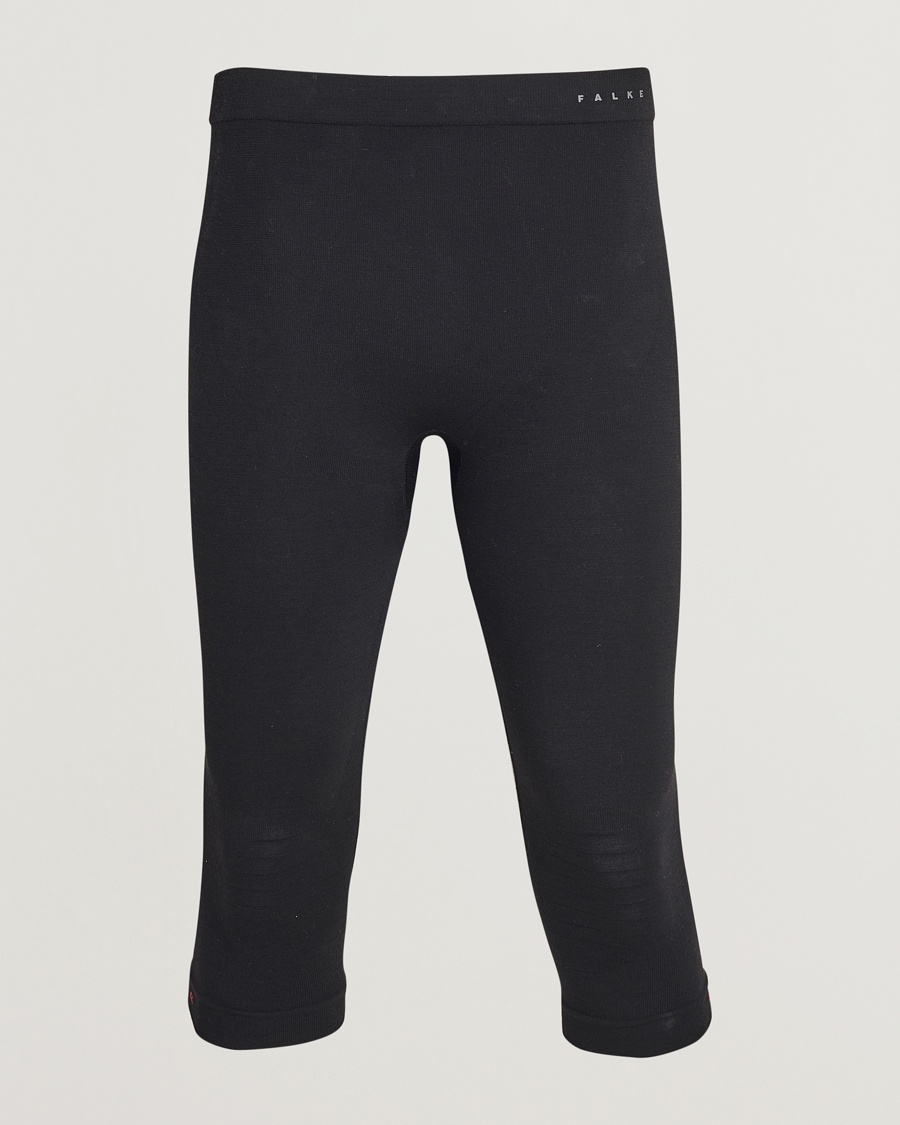 Herren | Falke | Falke Sport | 3/4 Tights Wool Tech Light Black
