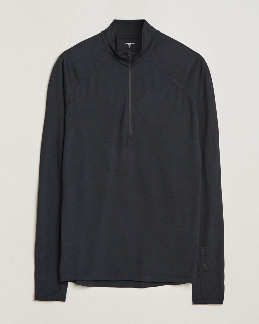  Desoli Merino Light Half Zip True Black