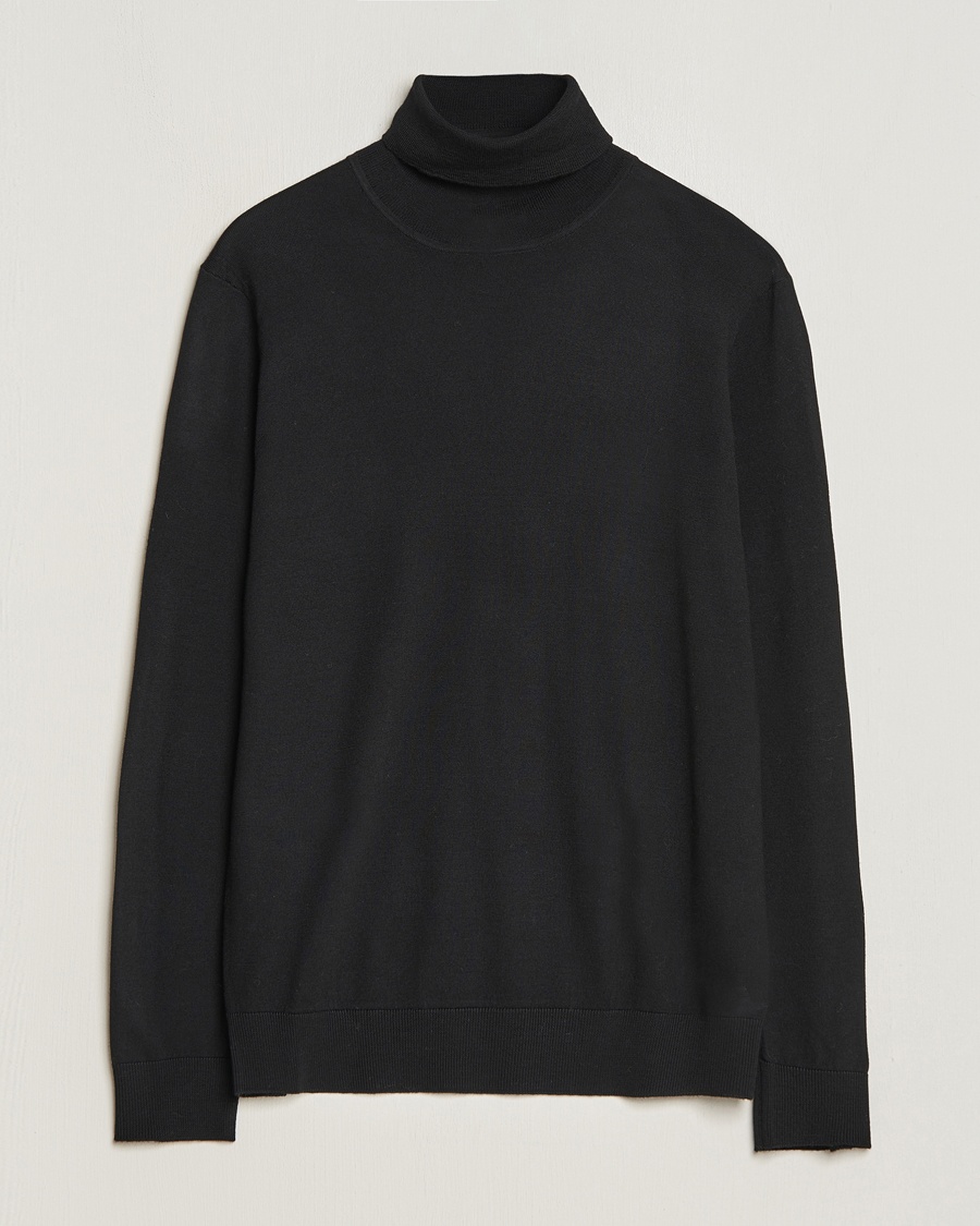 NN07 Richard Wool Rollneck Black - Schwarz - Rollkragenpullover - Grösse: XXL