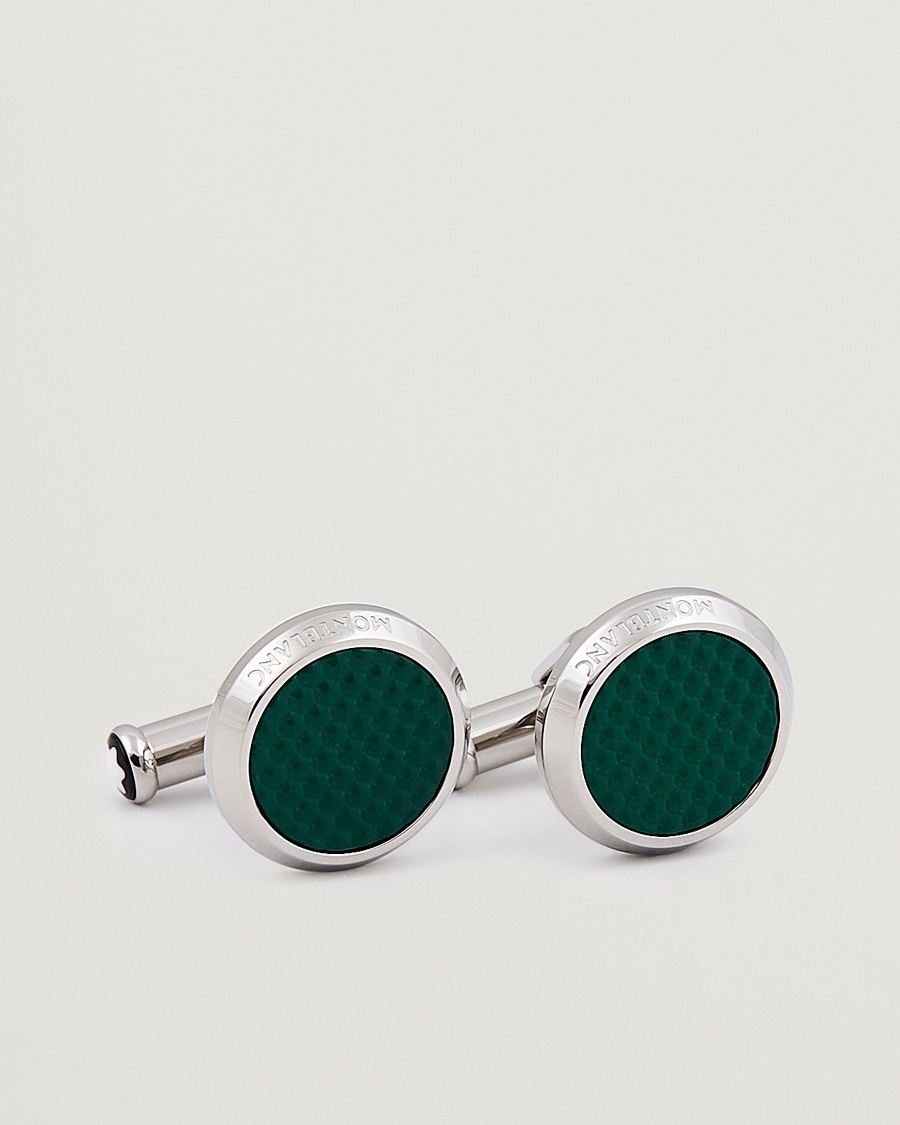 Montblanc Cufflinks Meisterstück Green Steel – Grün