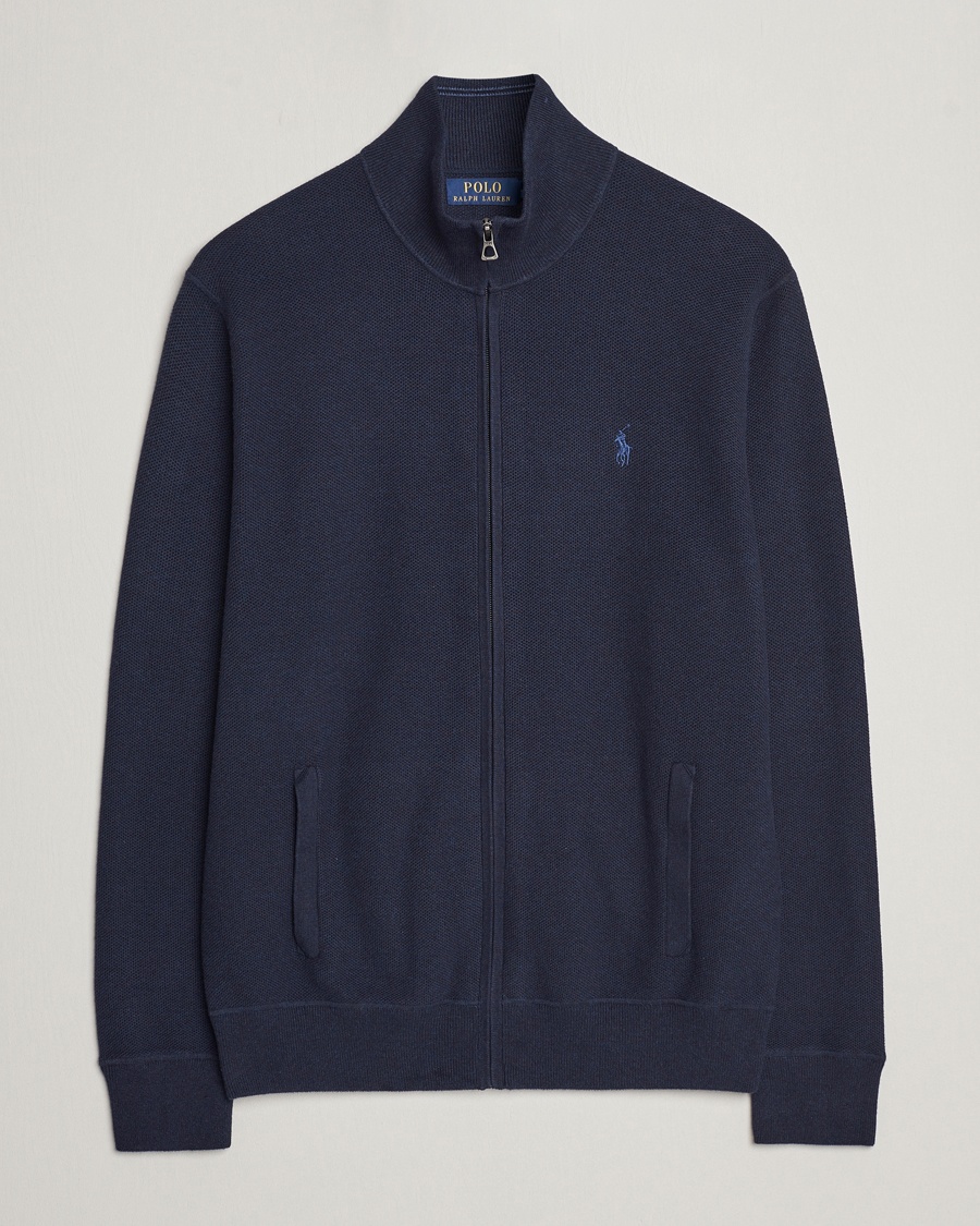 Herren | | Polo Ralph Lauren | Textured Full-Zip Navy Heather