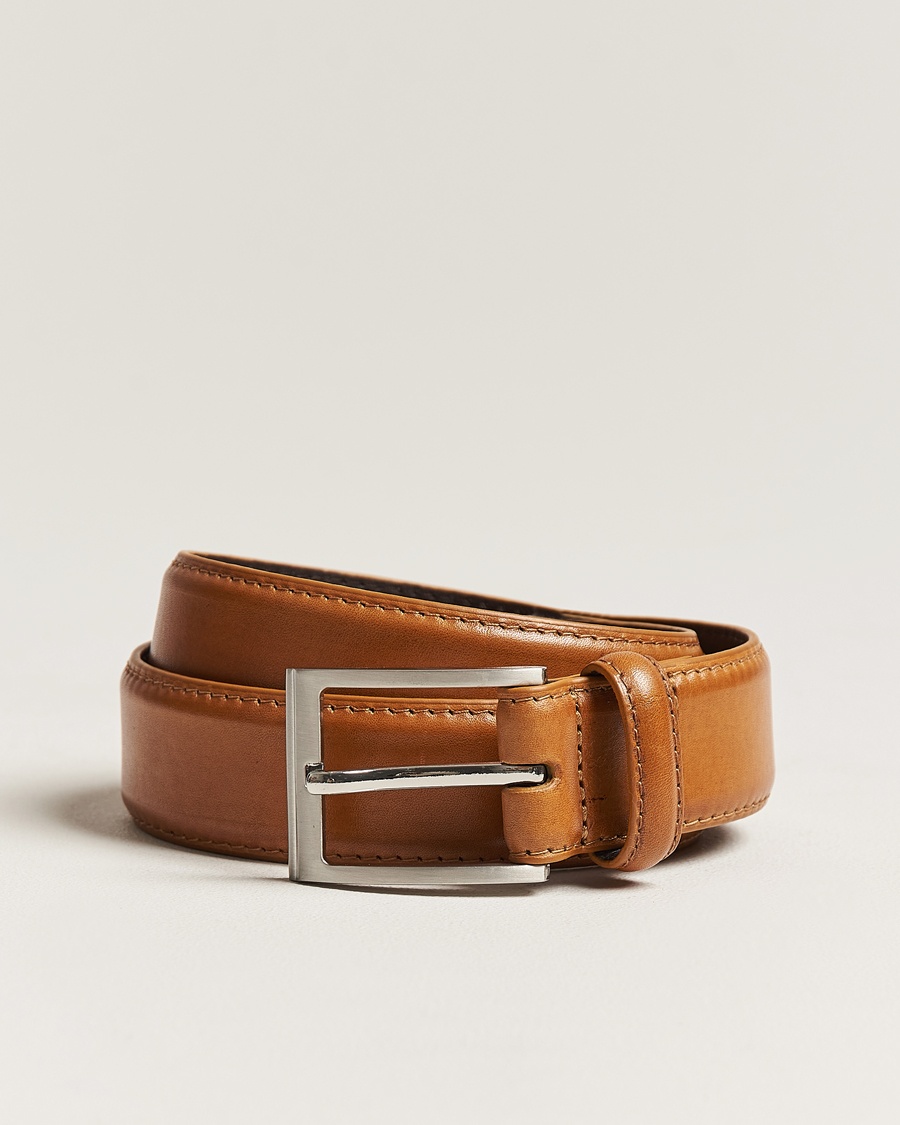 Loake Shoemakers Philip Leather Belt Tan – Braun