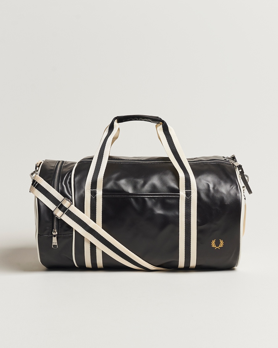 Herren | Fred Perry | Fred Perry | Classic Barrel Bag Black/Ecru