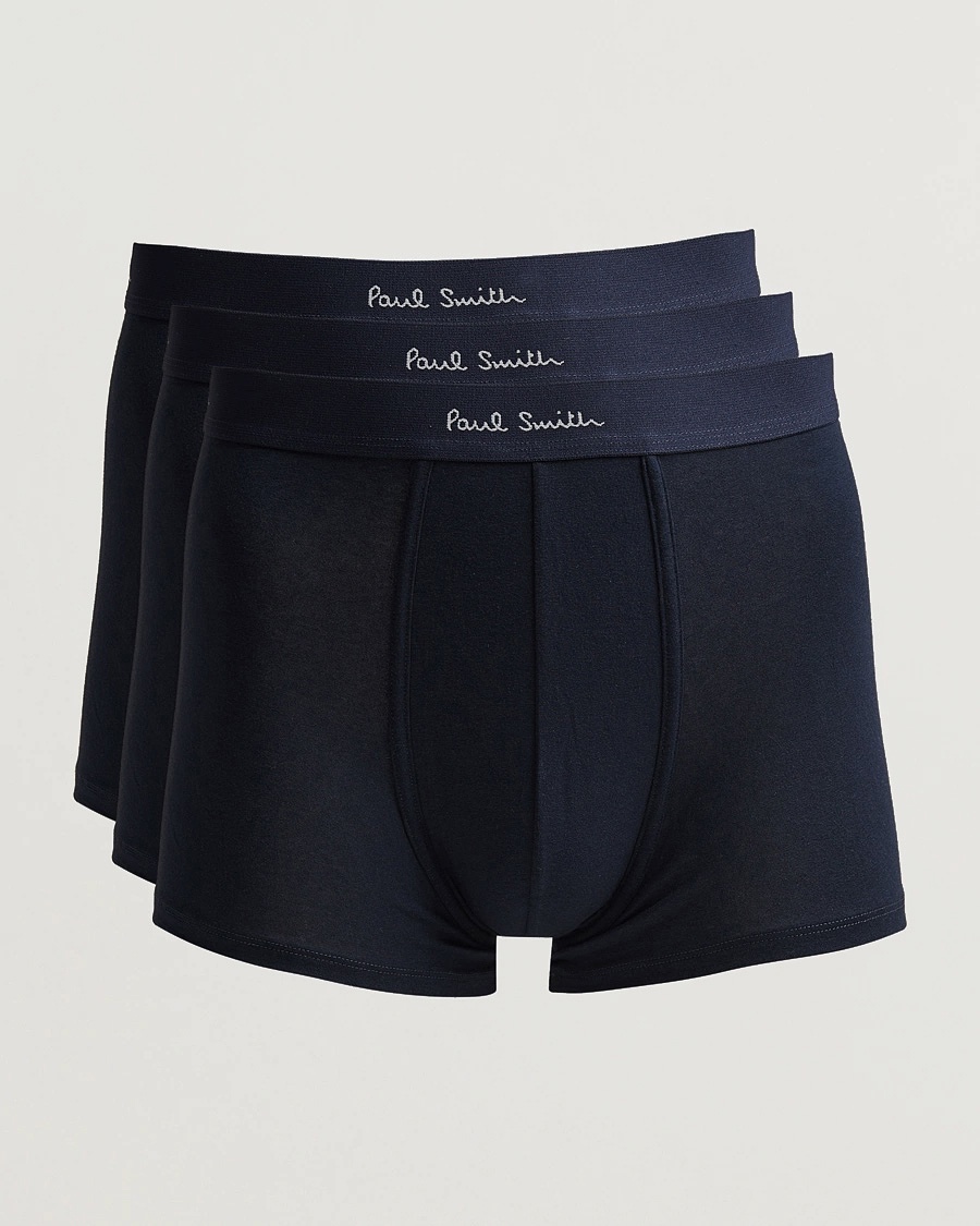Paul Smith 3-Pack Trunk Navy – Blau
