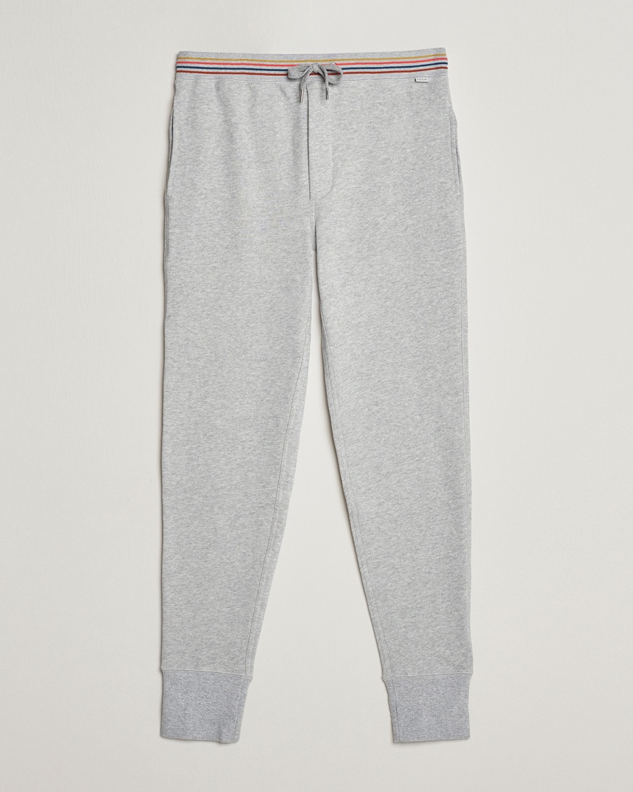 Paul Smith Artist Rib Sweatpants Grey Melange – Grau