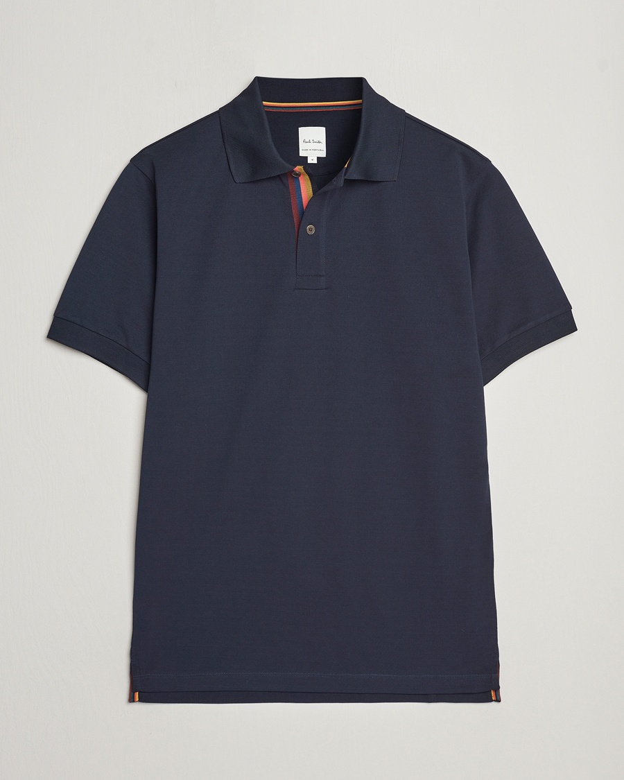 Herren | Treue-Rabatt für Stammkunden | Paul Smith | Placket Stripe Polo Navy