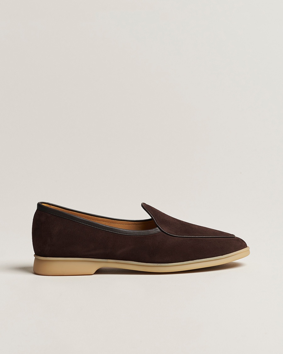  Stride Loafers Dark Brown Suede