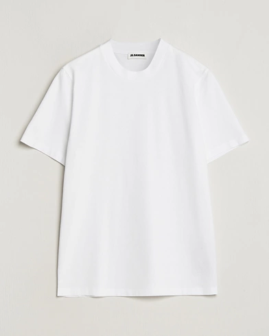 Herren | Jil Sander | Jil Sander | Round Collar Simple T-Shirt White