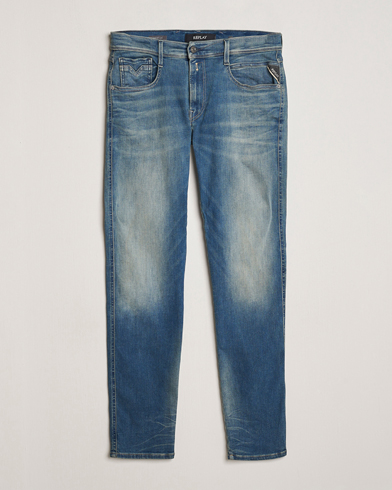  Anbass Hyperflex Dust Wash Jeans Medium Blue