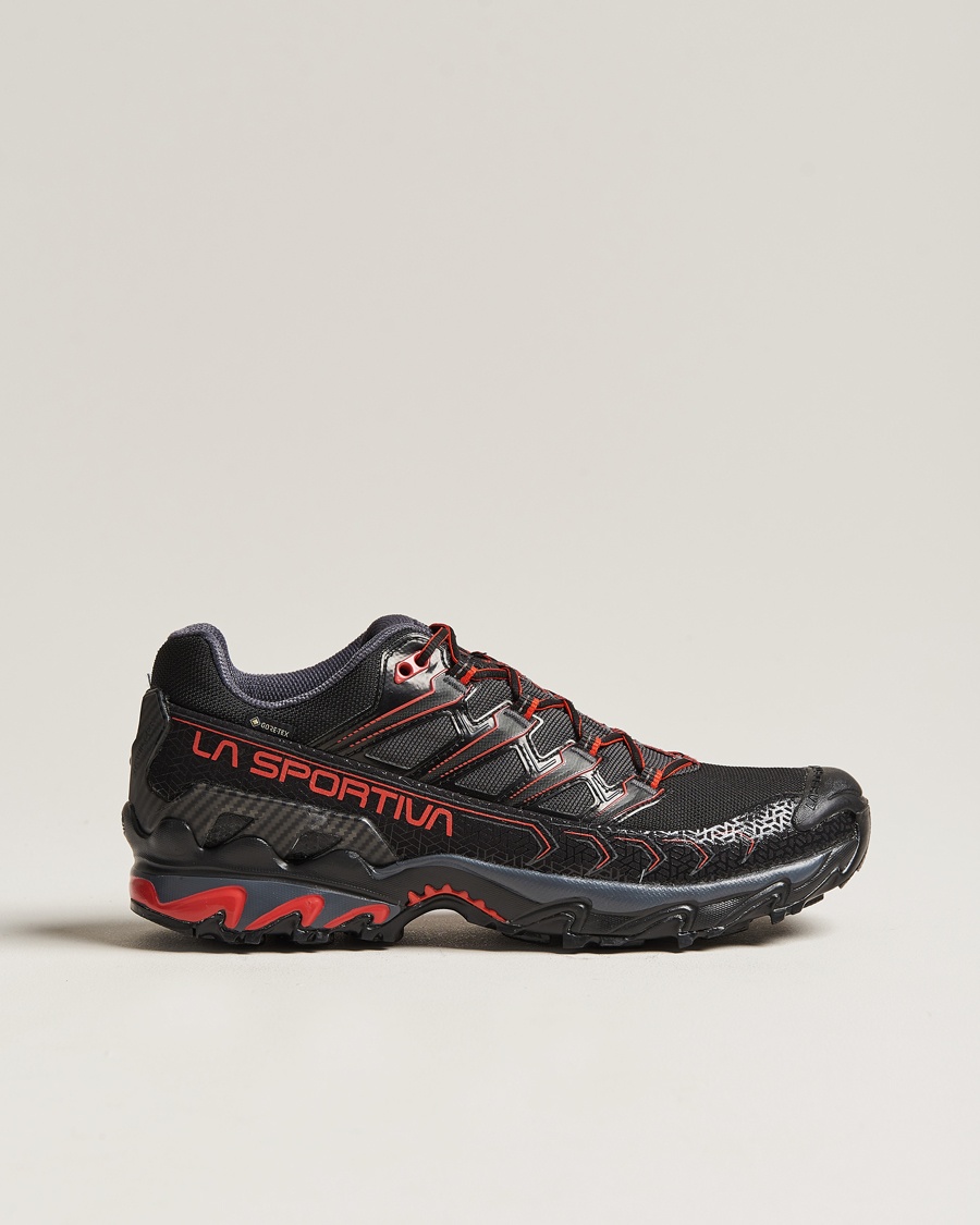 La Sportiva Ultra Raptor II GTX Trail Running Shoes Black/Goji - Schwarz - Wanderschuhe - Grösse: 45