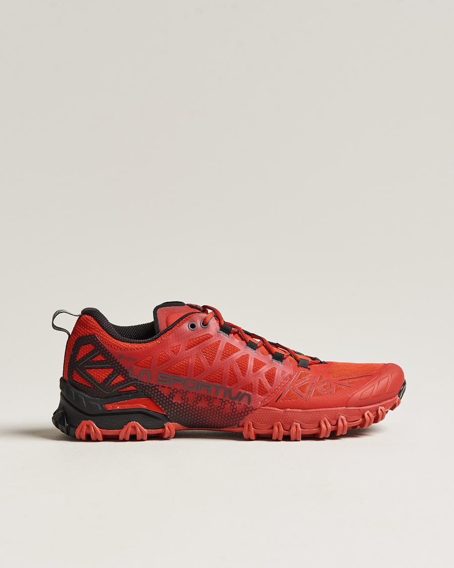 La Sportiva Bushido II GTX Trail Running Sneakers Sunset/Black - Rot - Wanderschuhe - Grösse: 43
