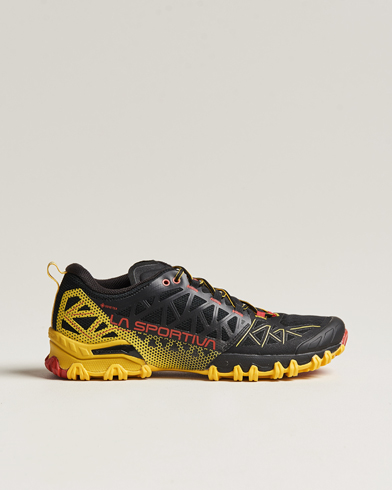Herren | Wanderschuhe | La Sportiva | Bushido II GTX Trail Running Sneakers Black/Yellow