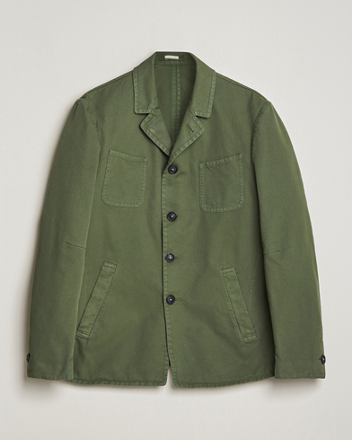 Herren |  | Massimo Alba | Solex Cotton Work Jacket Military Green