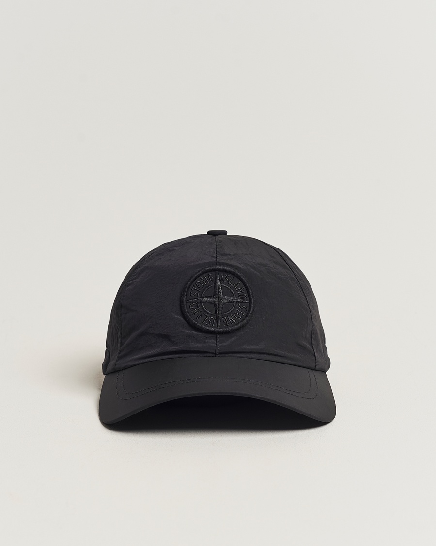 Stone Island Nylon Metal Cap Black - Schwarz - Cap - Grösse: M