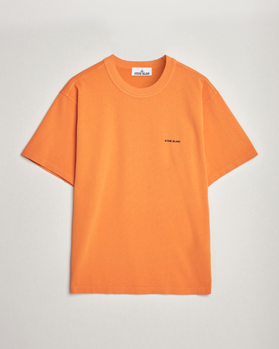 Herren |  | Stone Island | Cotton Jersey Small Logo T-Shirt Orange