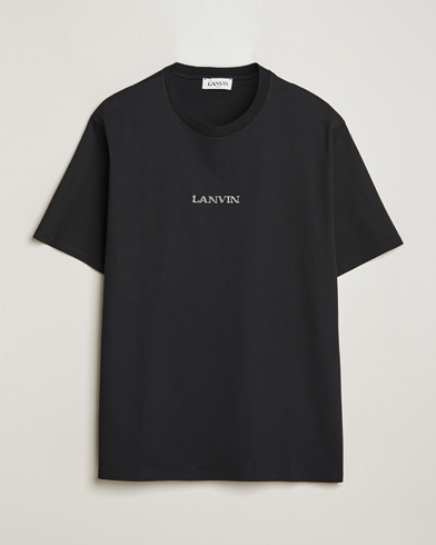 Herren |  | Lanvin | Embroidered Logo T-Shirt Black