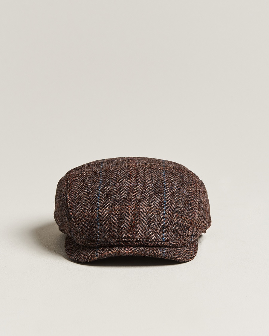 Herren | Schirmmützen | Wigéns | Ivy Contemporary Wool Dark Brown