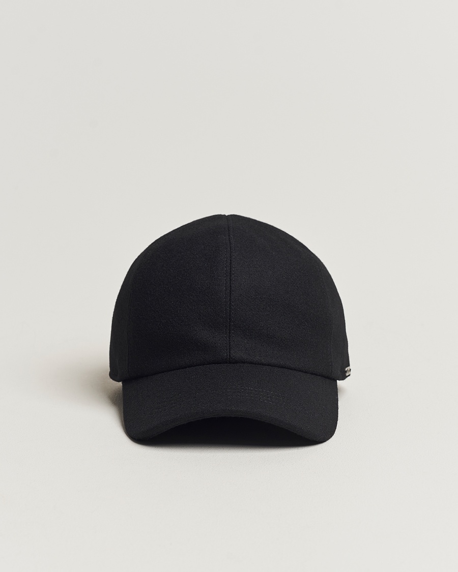 Wigéns Baseball Classic Melton Wool Black – Schwarz