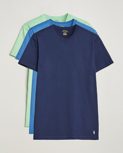 Herren |  | Polo Ralph Lauren | 3-Pack Crew Neck T-Shirt Green/Blue/Navy
