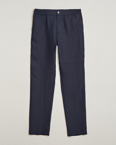 Herren |  | Etro | Linen Drawstring Trousers Navy
