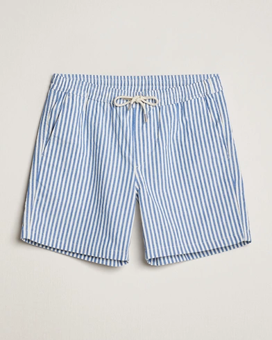  Gregor Striped Drawstring Shorts Blue/White